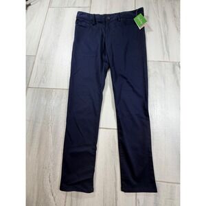 Lilly Pulitzer Worth Skinny Pants Midnight Navy Blue 8 67093 NWT